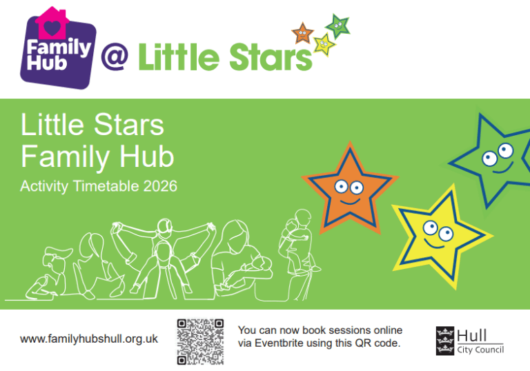 Little Stars 2026 Activity Timetable front page