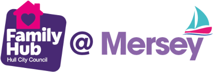 Mersey Family hubs logo