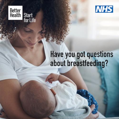 A woman breastfeeding a baby